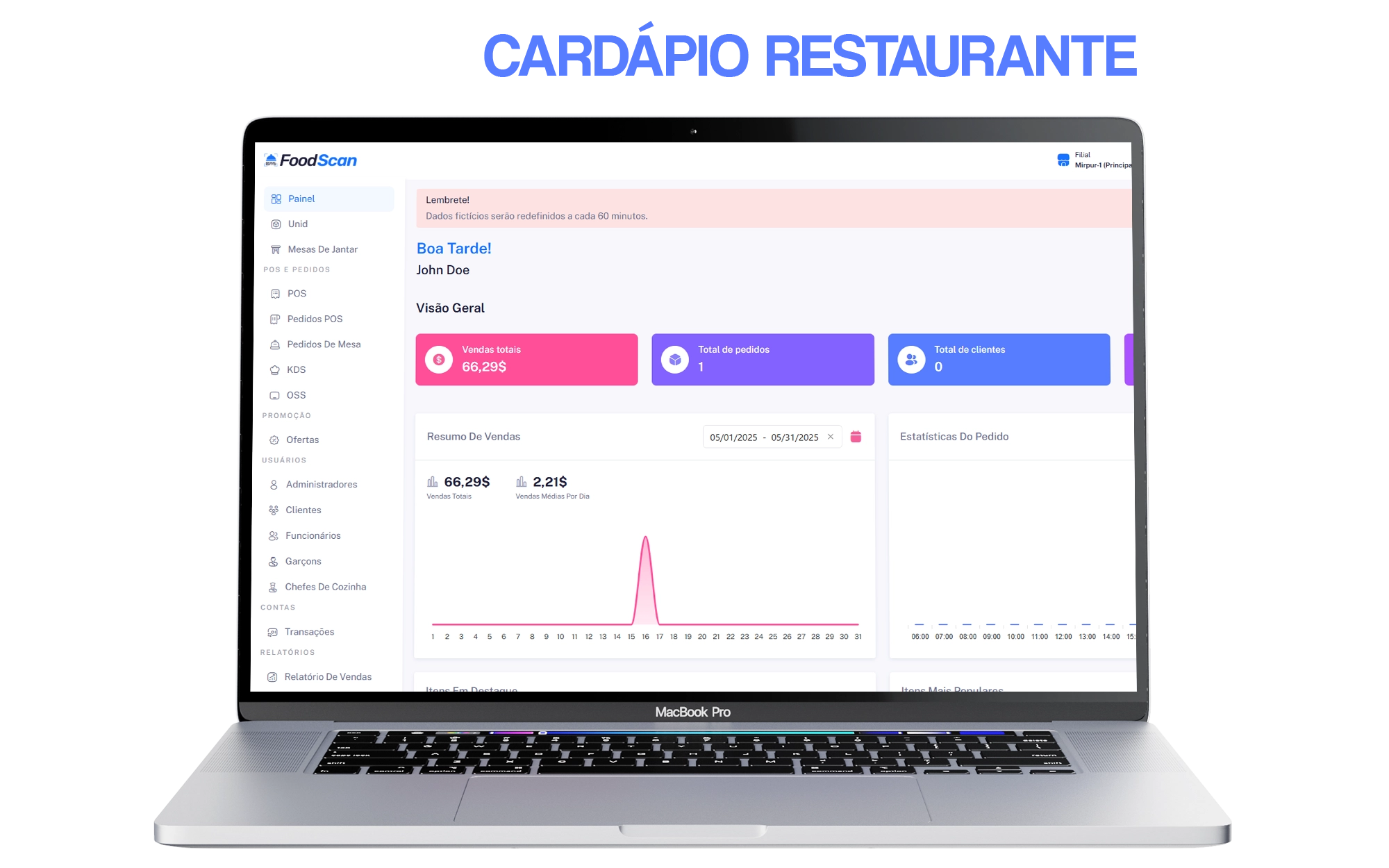 Cardápio Restaurante